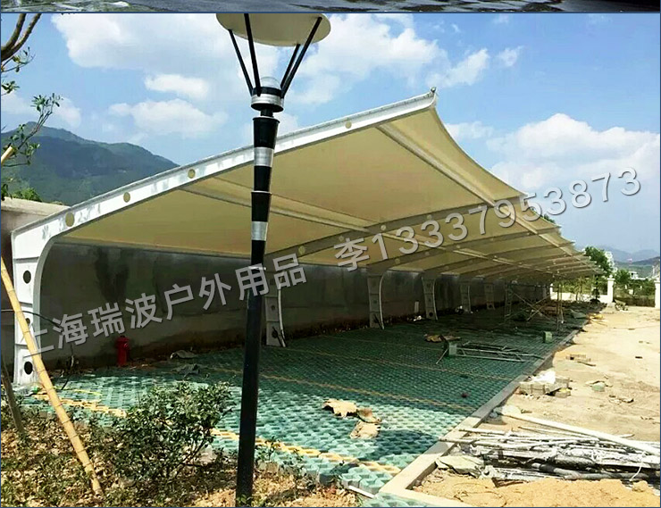 供應(yīng)于浙江的景觀膜結(jié)構(gòu)，汽車遮陽(yáng)棚廠家，上海膜結(jié)構(gòu)電動(dòng)車棚施工工程，膜結(jié)構(gòu)停車棚設(shè)計(jì)制作