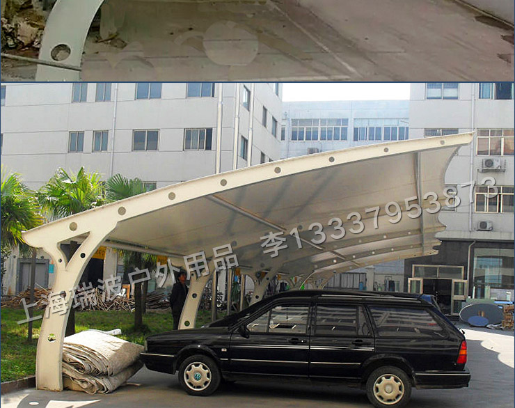 供應(yīng)于江蘇膜結(jié)構(gòu)汽車停車棚電動車遮陽棚，膜結(jié)構(gòu)設(shè)計制作加工，停車棚設(shè)計與制作