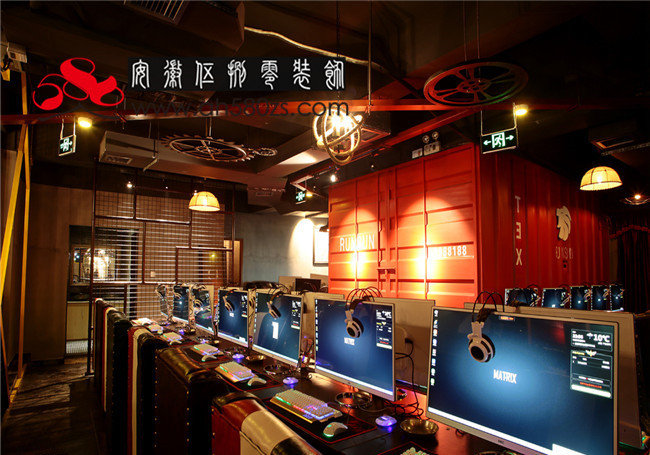 合肥網(wǎng)咖裝修 潮流網(wǎng)咖裝修 有個性，有意境