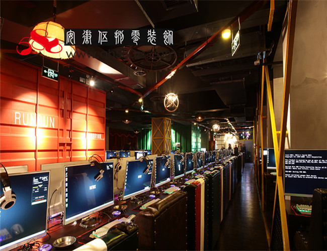 合肥網(wǎng)咖裝修 潮流網(wǎng)咖裝修 有個性，有意境