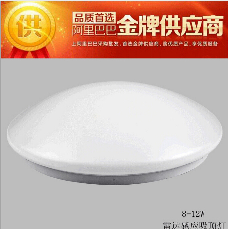 供應(yīng)多功能吸頂燈微波雷達(dá)感應(yīng)LED吸頂燈 7W亮和滅功能樓道車庫(kù)黑暗場(chǎng)所*燈具