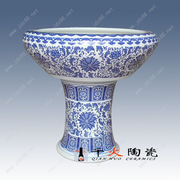 養(yǎng)荷花養(yǎng)魚陶瓷缸 裝飾陶瓷大缸