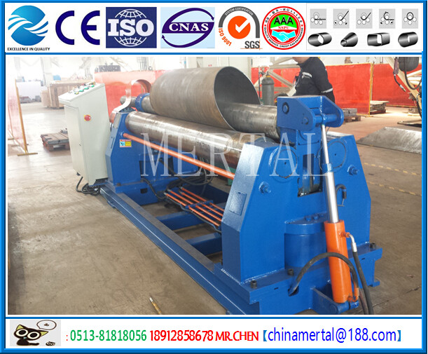 供應MCLW11NC-20*2500液壓對稱式小型三輥卷板機
