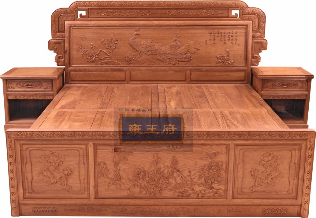 供應(yīng)東陽紅木家具/紅木家具廠家/雍*紅木/雍*東方雅韻大床