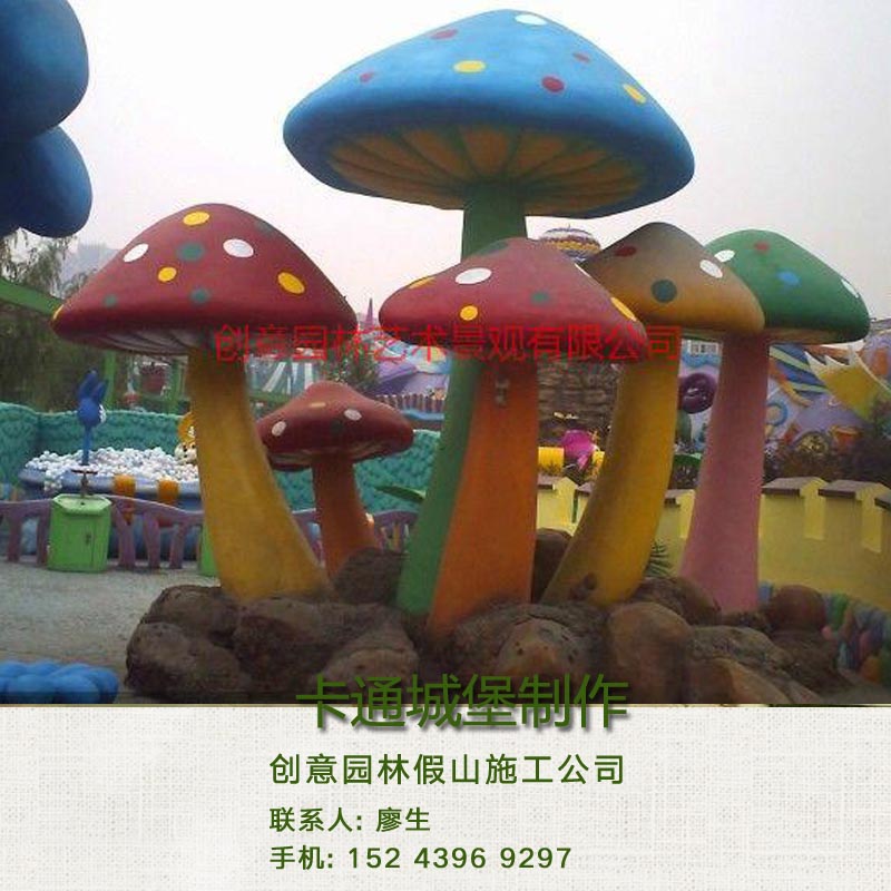 供應卡通城堡制作  卡通動物雕塑施工 GRC假山雕塑卡通大門  卡通城堡制作與方案