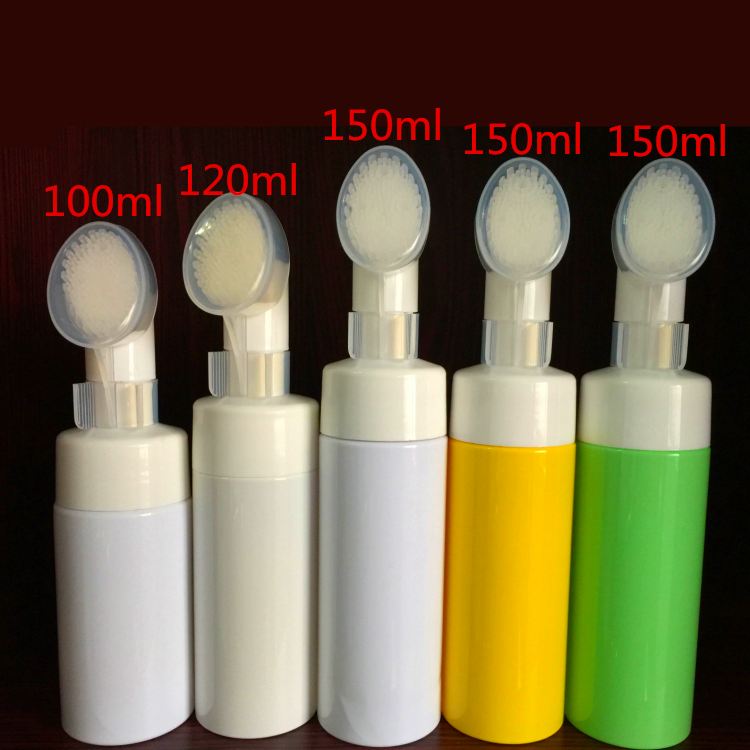 供應泡沫瓶PET潔面刷頭慕斯洗面奶瓶