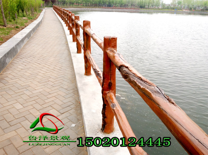 供應(yīng)用于水泥欄桿生產(chǎn)的仿木欄桿，臨沂仿木欄桿廠家