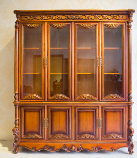 供應(yīng)歐式實木書柜