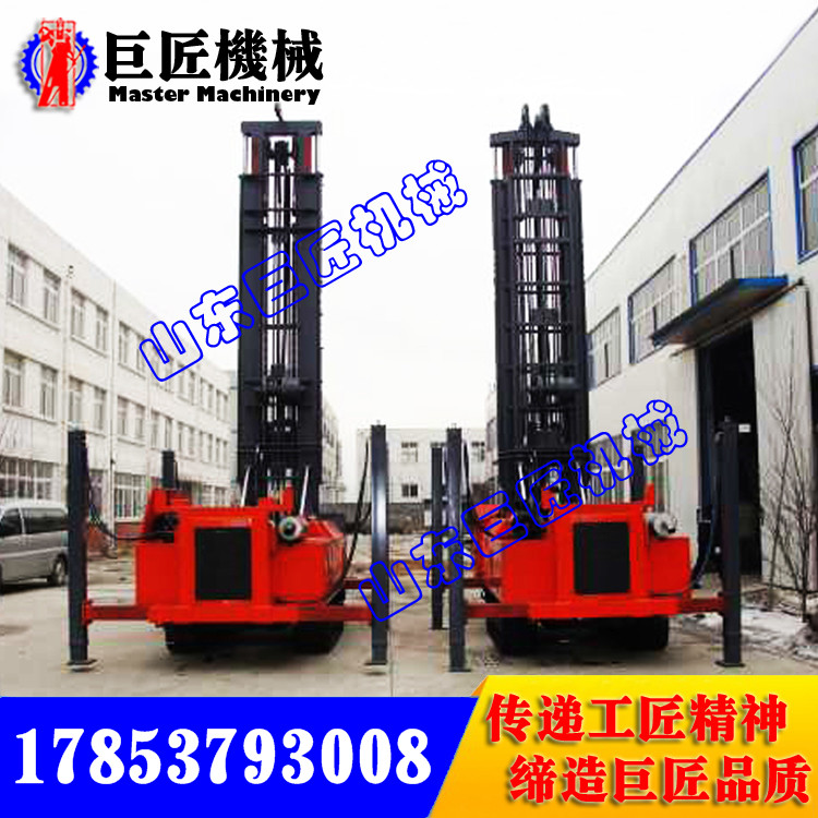 供應(yīng)用于的CJD-500履帶式氣動(dòng)水井鉆機(jī)