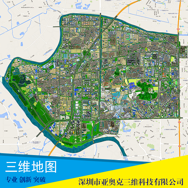 供應(yīng)三維地圖制作公司 三維地圖 三維導(dǎo)航圖 360度三維全景圖