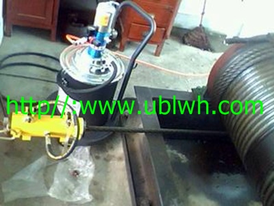 供應(yīng)UBX008鋼絲繩注脂潤滑，鋼絲繩清潔養(yǎng)護*設(shè)備廠家，UBX008鋼絲繩注脂潤滑價格