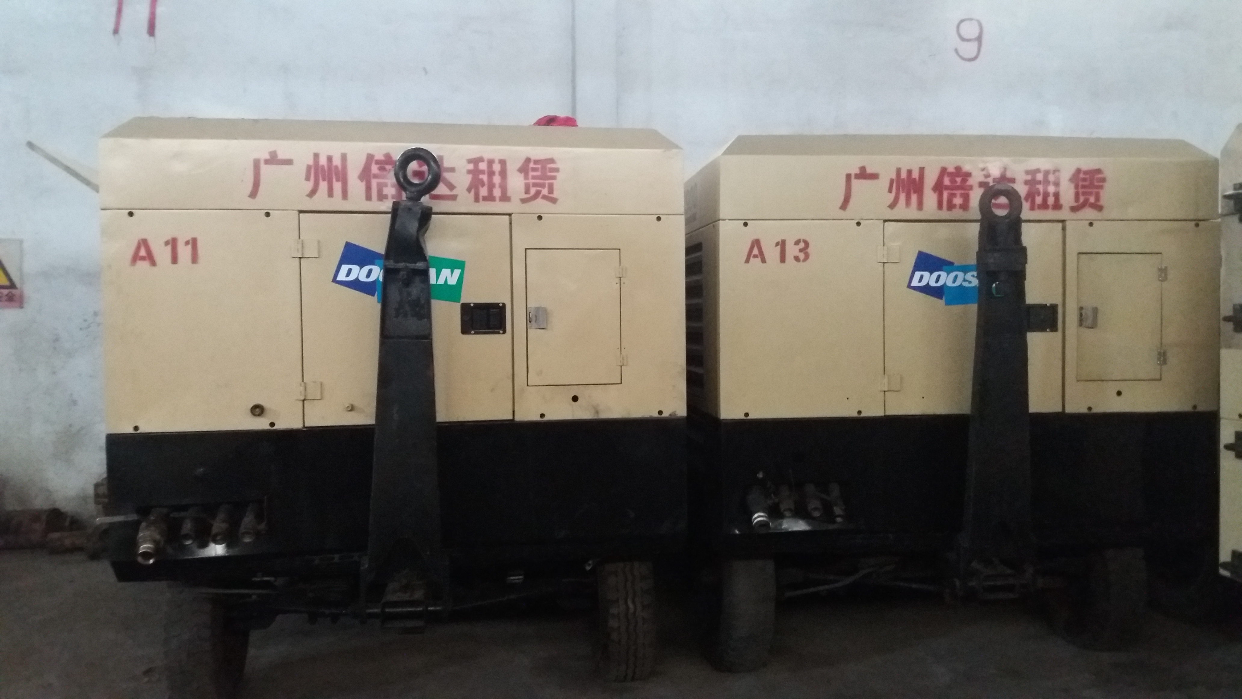 南沙港鐵路西江特大橋空壓機(jī)租賃