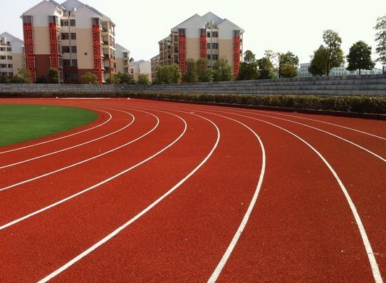 混合型跑道 混合型塑膠跑道材料 塑膠跑道施工