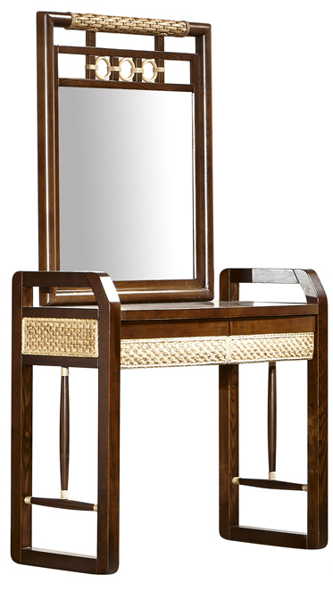 供應藤家具 梳妝臺凳 藤木梳妝臺椅價格/梳妝臺凳圖片