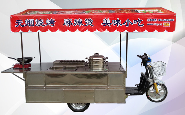 供應多功能電動*早餐車電動小吃車移動店鋪麻辣燙車燒烤車小吃車腸粉車早餐車子