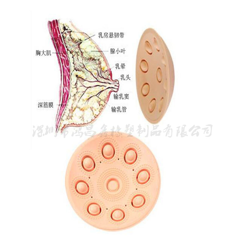 供應(yīng)用于按摩器的珠三角女性乳房硅膠保健按摩儀配件