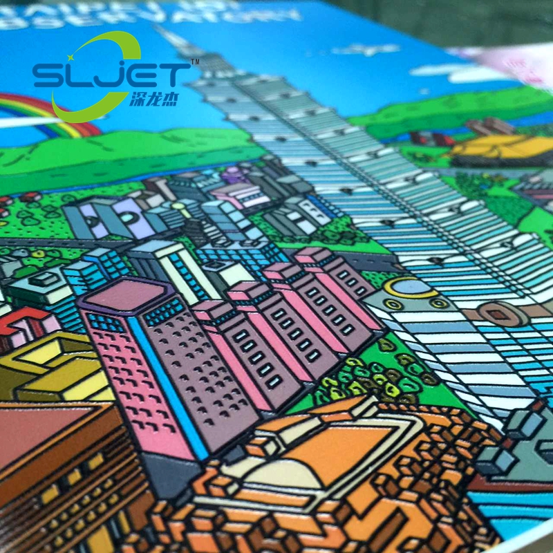 供應(yīng)6100雙噴頭UV打印機/玻璃亞克力3d打印機/浮雕木板彩印機