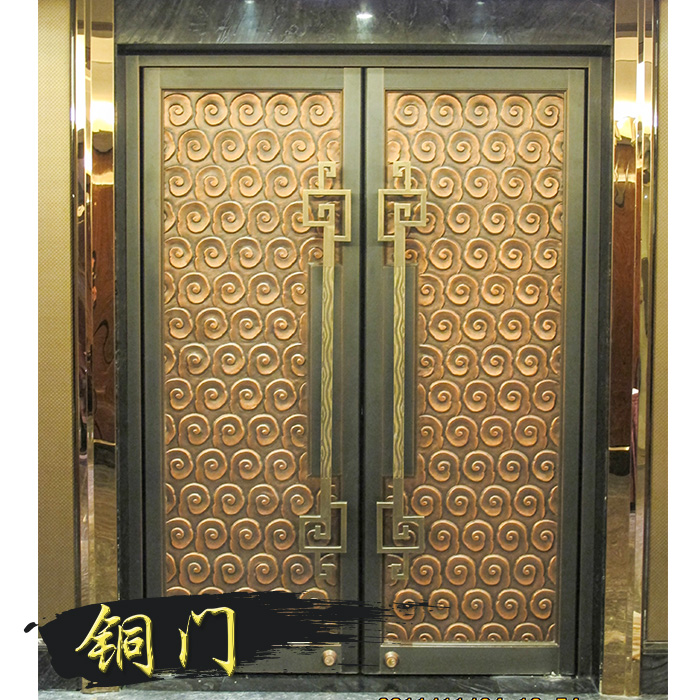 供應銅門定制 杭州銅門供應商 杭州銅門 杭州別墅古典銅門定做
