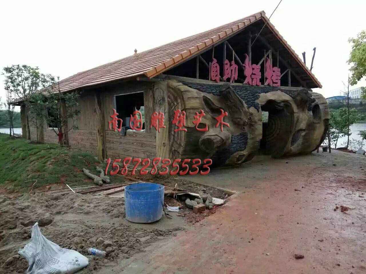 供應農(nóng)家院大門2古樹大門