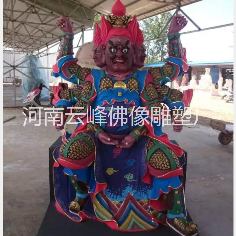 供應(yīng)火神爺 火德真君 火神祝融神像 樹(shù)脂彩繪 神像佛像批發(fā)