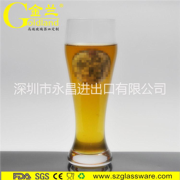 供應(yīng)德國(guó)小麥啤酒杯品脫啤酒杯帶把酒杯