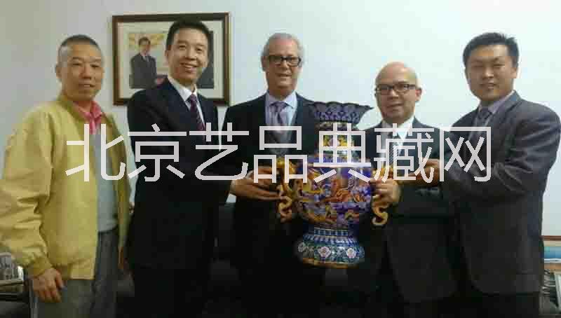景泰藍(lán)國禮躍馬興隆