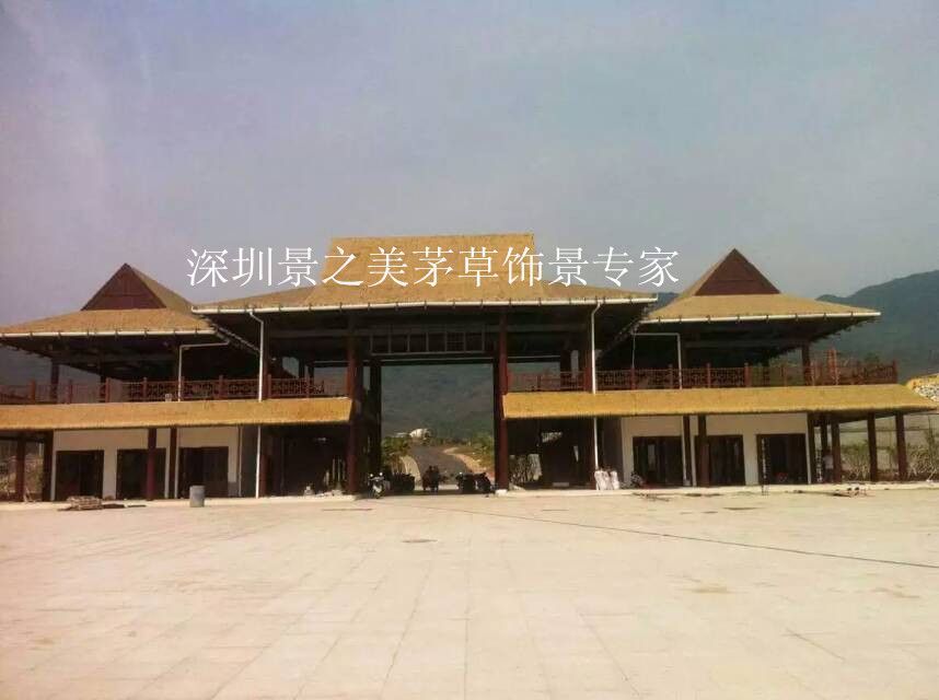 供應原生態(tài)仿真茅草瓦