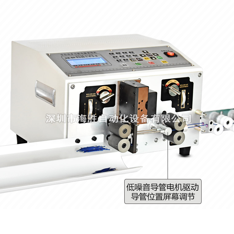 供應(yīng)廠家直銷HS-680電腦裁線剝皮機(jī) 全自動(dòng)剝線機(jī) 剝皮扭線一體機(jī) 電子線剝線機(jī)