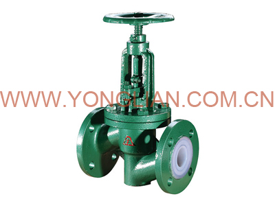 供應(yīng)襯氟截止閥J41-F46-16C、J45襯氟直流式截止閥、J44襯氟角式截止閥