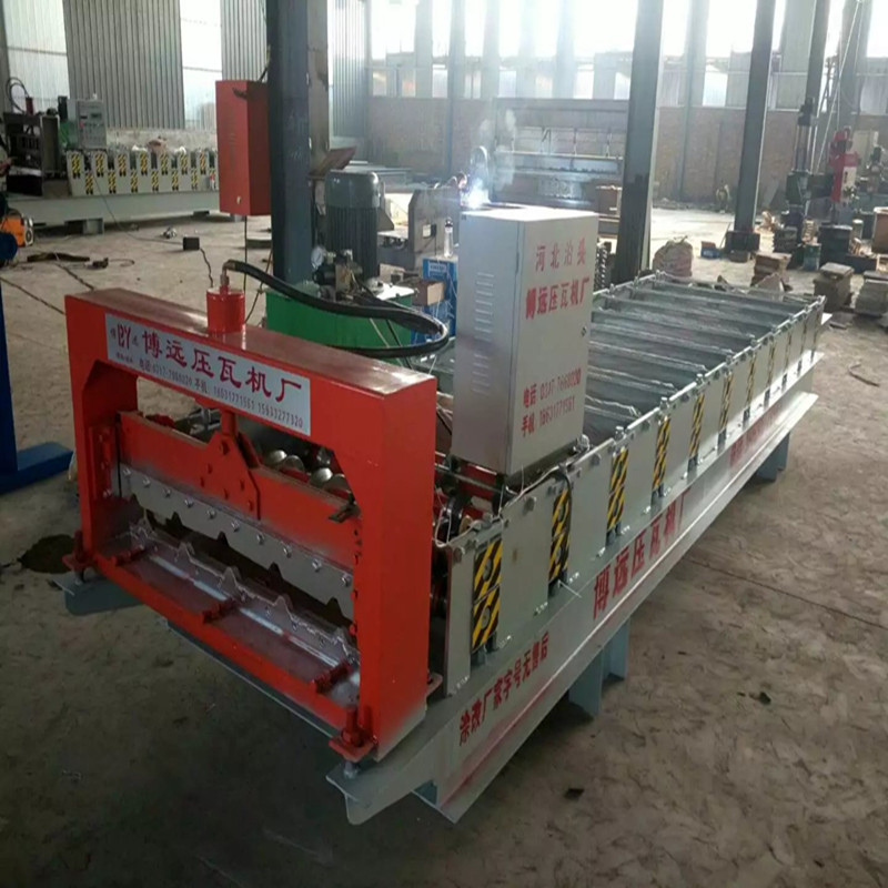 湖南840型單層壓瓦機廠家 常德840型鐵皮壓瓦機價格 屋頂板機