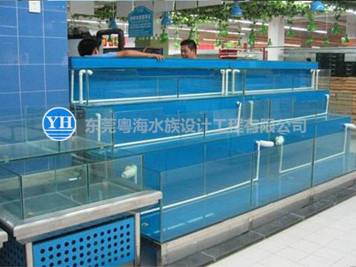 定做海鮮池 觀光池 超市魚池專業(yè)快速