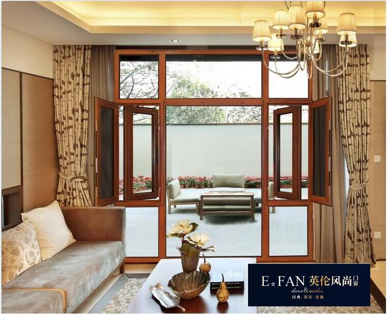 供應(yīng)佛山斷橋鋁門窗定做 80窗紗一體平開窗 金剛網(wǎng)