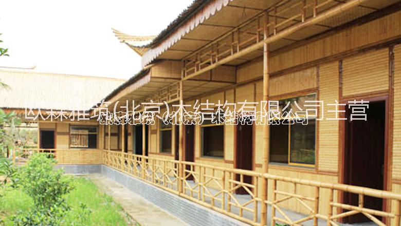 供應竹別墅竹屋竹樓竹房子竹籬笆墻