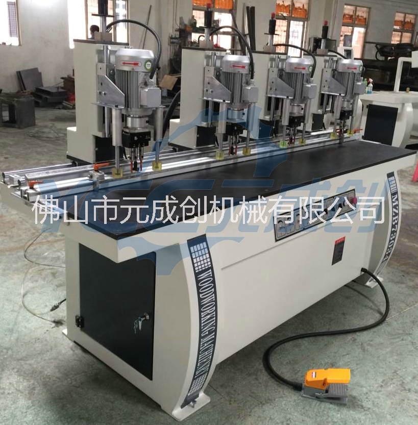 供應(yīng)四頭鉸鏈鉆孔機 多頭合頁鉆 多排合頁鉆 衣柜門合頁鉆孔機 元成創(chuàng)機械 鉸鏈鉆廠家