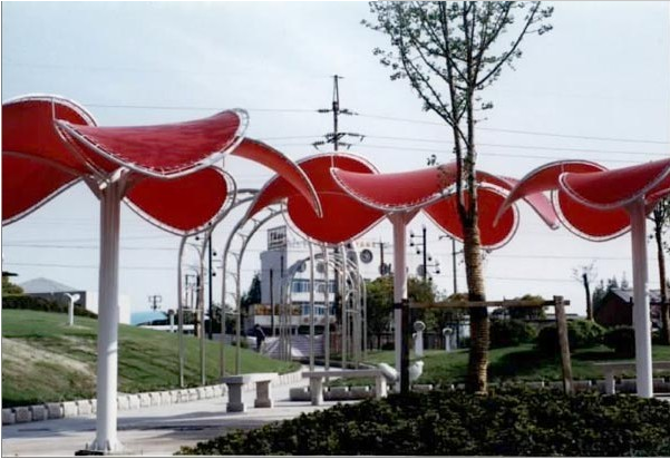 供應(yīng)三亞景觀膜結(jié)構(gòu)小品，三亞海邊膜結(jié)構(gòu)遮陽棚，三亞張拉膜休閑亭