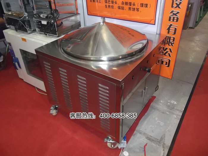 供應(yīng)用于蒸饅頭的豪華新款 哈歐電動燃氣鍋巴饅頭機