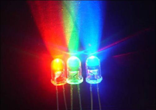 供應F5七彩快閃慢閃燈珠 5mm七彩快閃慢閃插腳燈