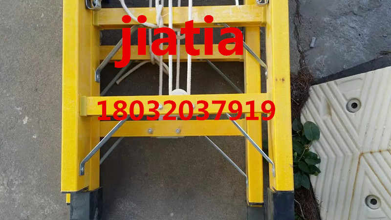 *促銷，玻璃鋼絕緣單升降梯，6米電工絕緣伸縮抽拉梯