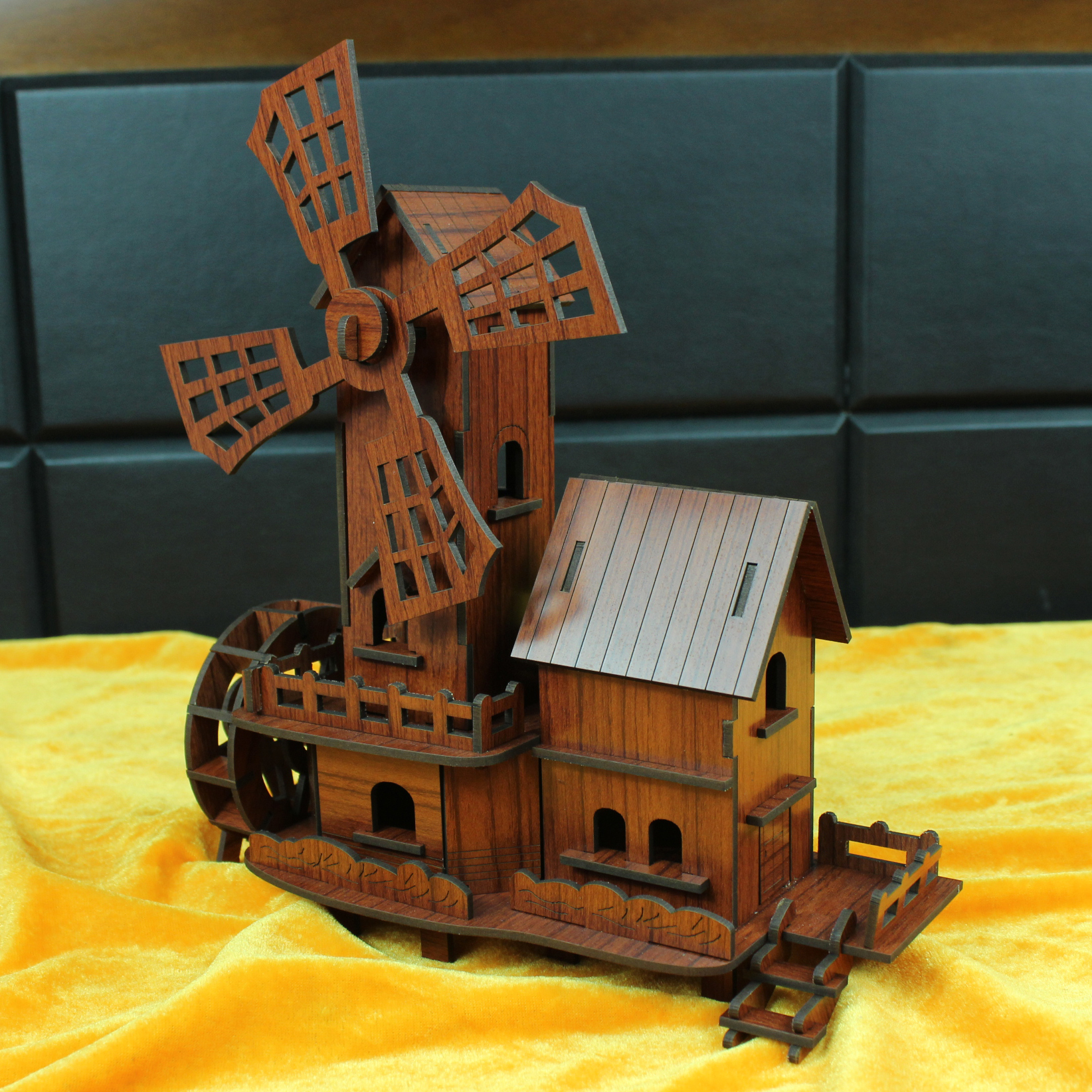 地?cái)偀徜N(xiāo)3D立體木質(zhì)風(fēng)生水起拼圖   益智拼圖玩具