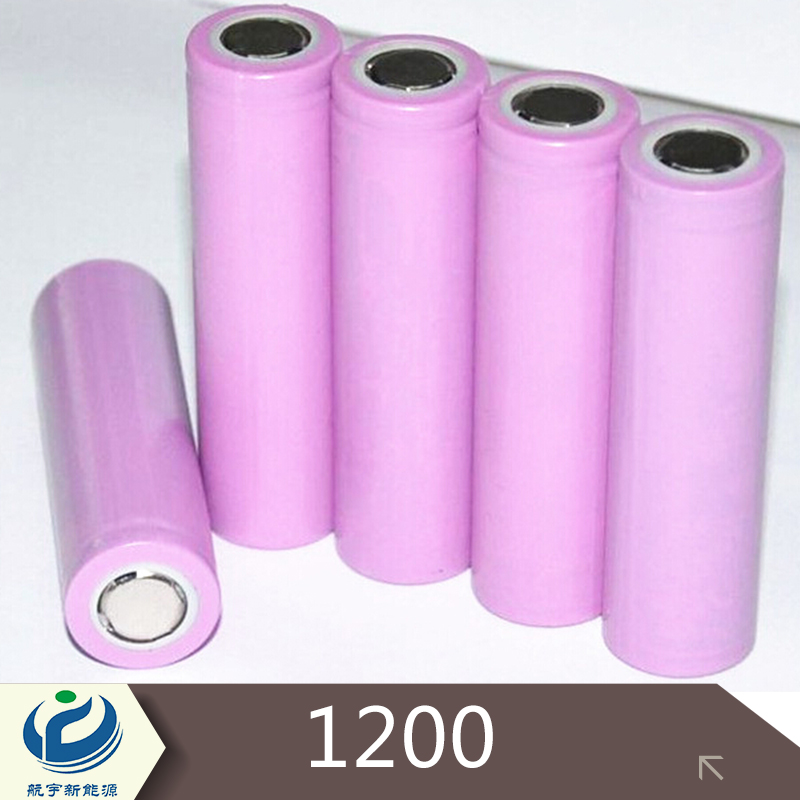 ICR18650-1200mAh 18650圓柱鋰電池廠家 186501200mAh 東莞航宇新能源