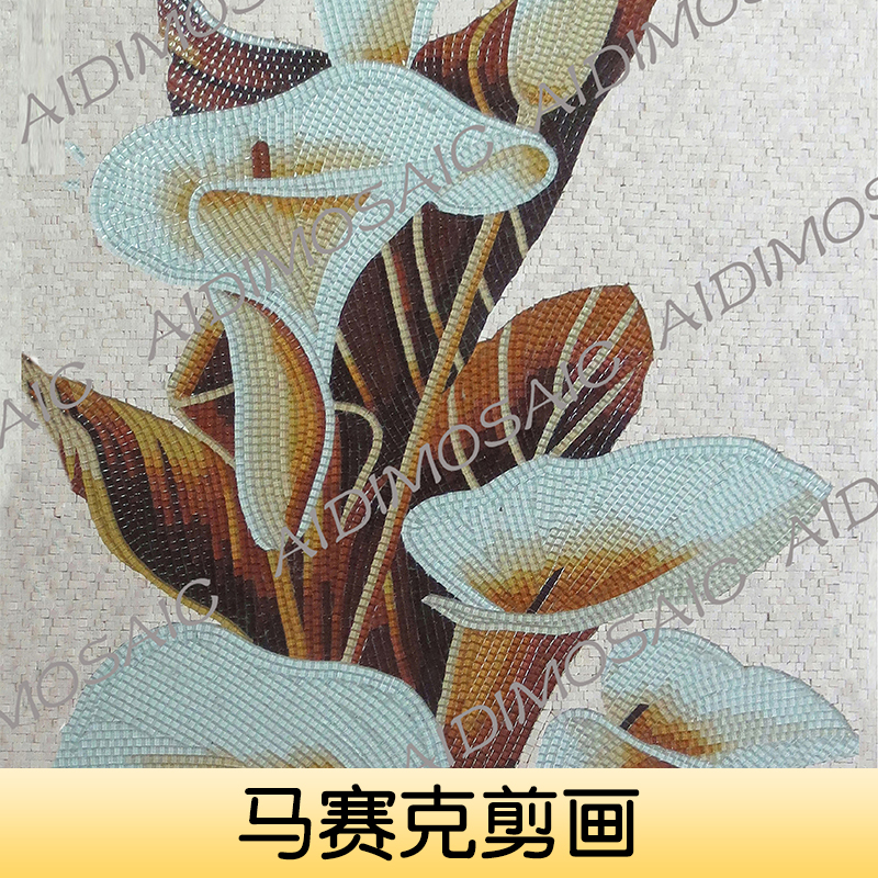 馬賽克剪畫 馬賽克背景墻剪畫 玻璃馬賽克剪畫 水晶馬賽克剪畫