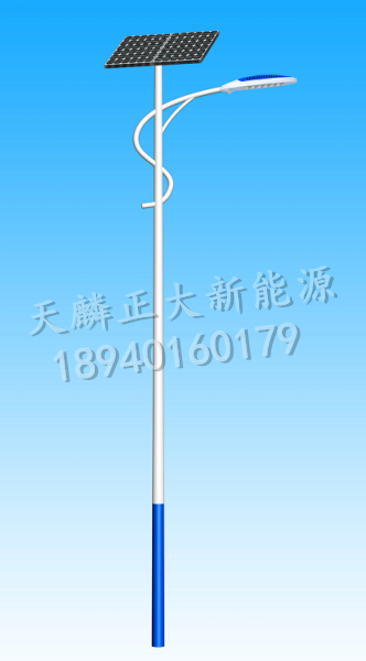 供應(yīng)用于路燈桿的太陽能路燈案例