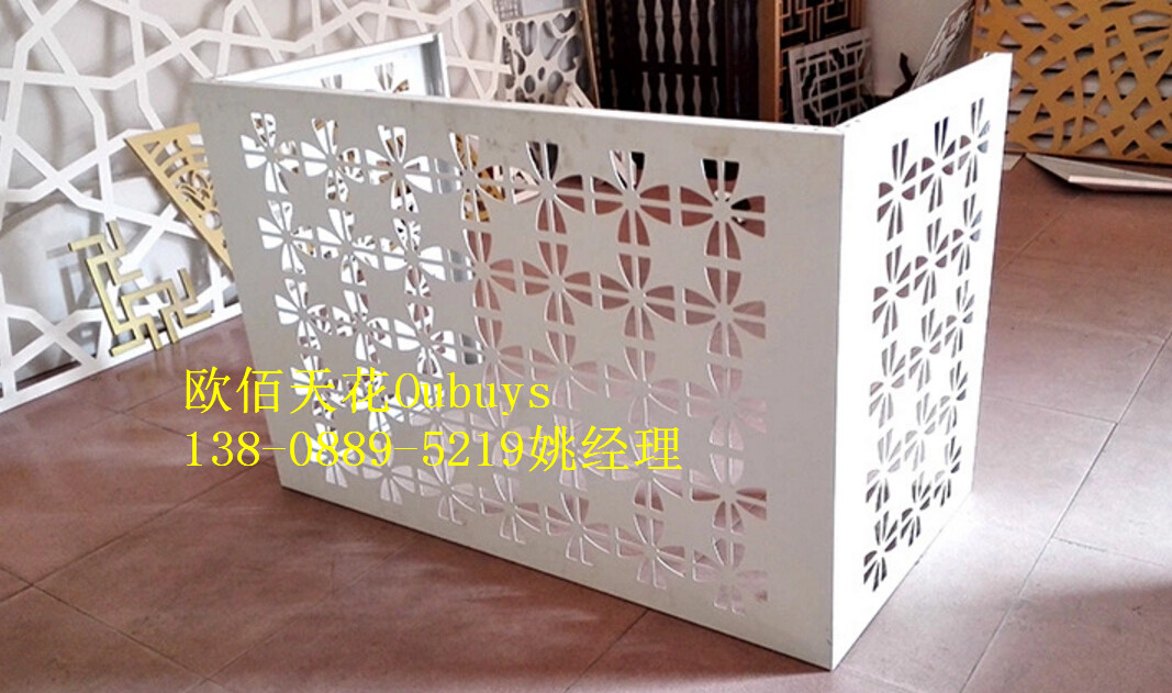 雕花鋁合金空調(diào)罩廠家，沖孔空調(diào)罩 空調(diào)外罩鋁單板 鋁單板空調(diào)罩廠家 鋁合金空調(diào)罩價格 批發(fā)價格