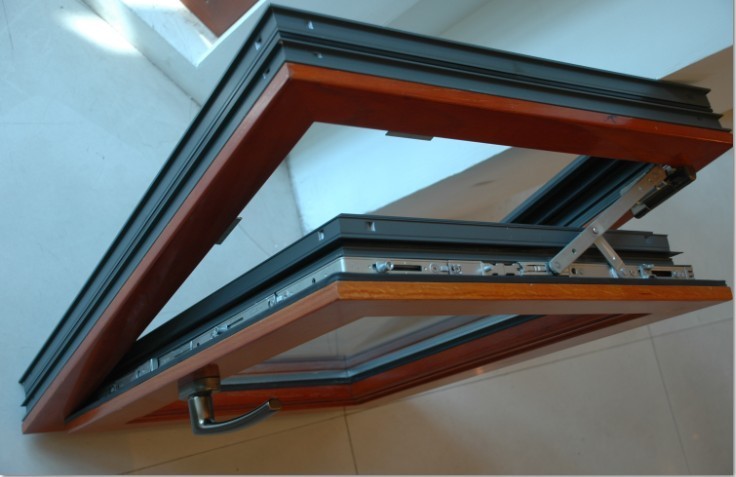 供應(yīng)木包鋁平開上懸窗-木包鋁門窗