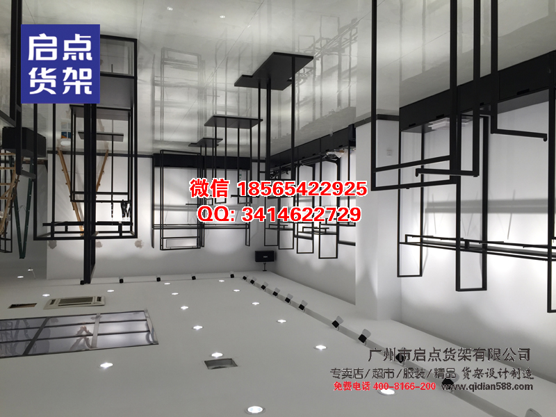 供應(yīng)卡門(mén)貨架廠家,km男裝貨架,流行男裝貨架