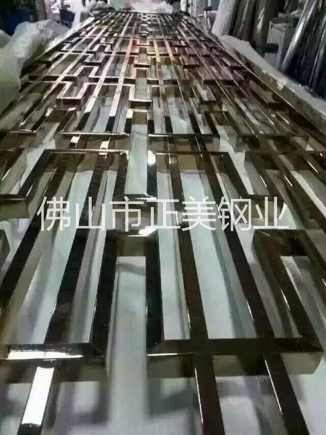 201#304#不銹鋼紅古銅屏風 不銹鋼屏風