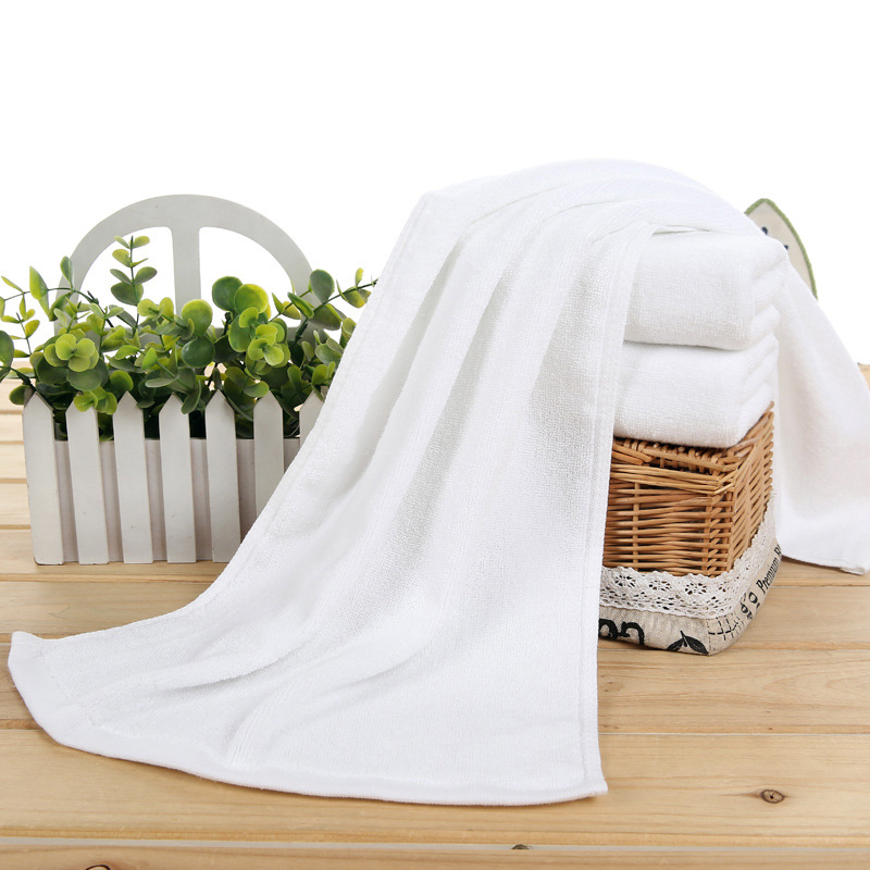 高陽(yáng)億嘉禾酒店純棉白毛巾大浴巾廠家批發(fā)柔軟吸水