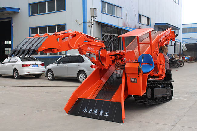 1.7米80型履帶扒礦機(jī) 礦用履帶爬渣機(jī) 小型電動扒礦機(jī)