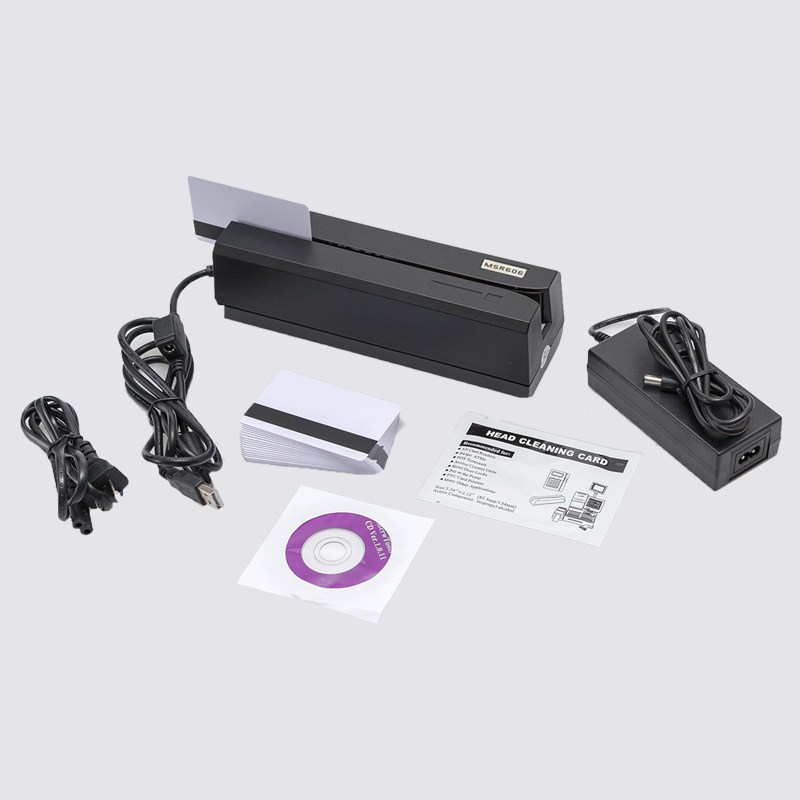 MSR 606磁卡讀寫器全三軌高低亢會員積分VIP卡磁卡讀寫器