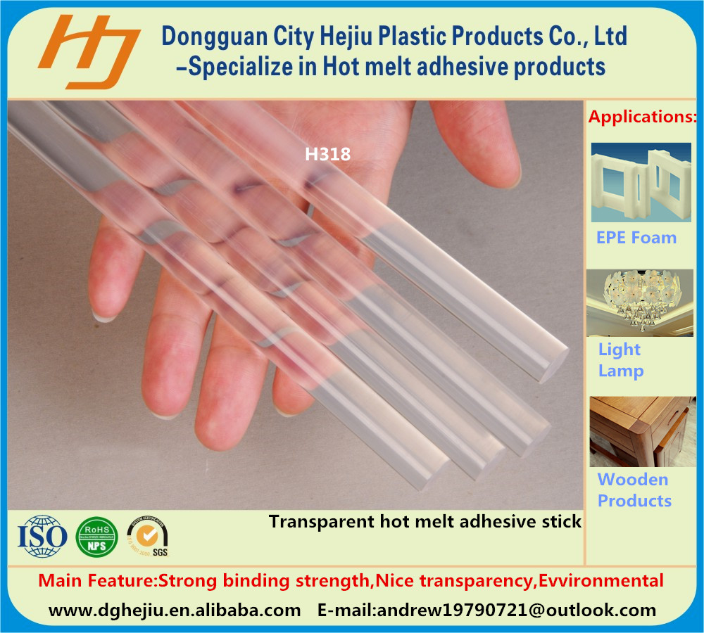 透明熱熔膠棒 廠家直銷熱熔膠 廠家直銷透明熱熔膠棒 EVA透明熱熔膠棒